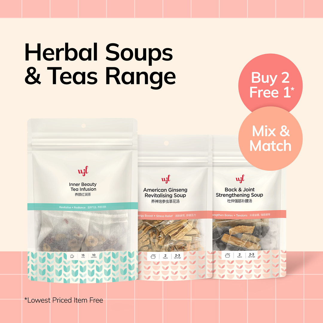 (Mix & Match Buy 2 Free 1) WJL Herbal Soups & Teas - Assorted *Lowest Priced Item Free*